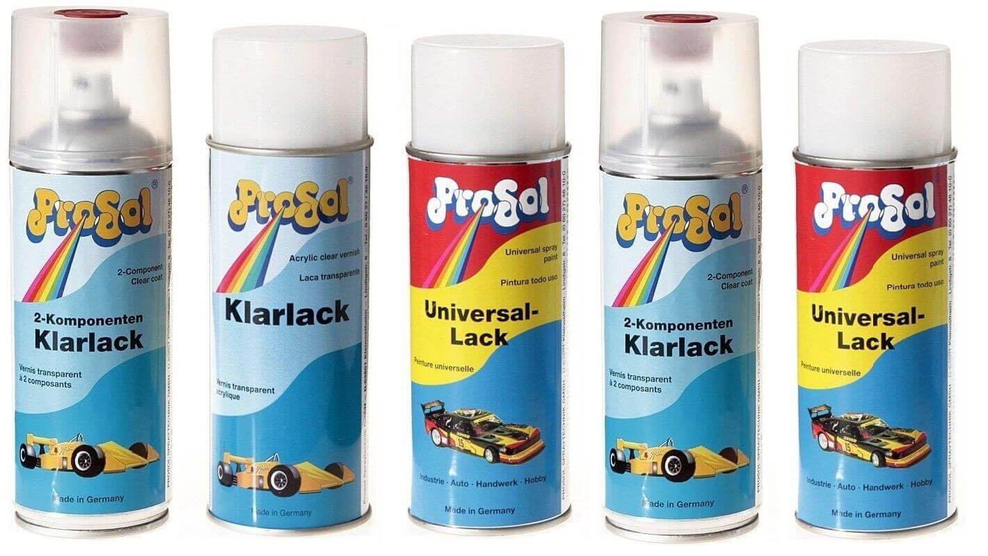 Sprays pintura barniz